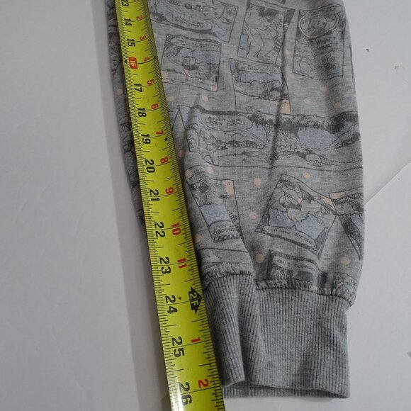 Disney Winnie The Pooh Pajama Lounge Pants Women Size L 12 14 Heather Grey FLAW - Picture 11 of 14